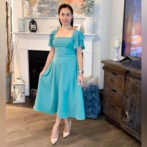 NWT: Ruffle Sleeve Dress